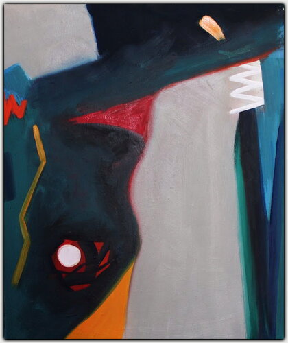 Le triangle rouge von Victorine Follana, Malerei kaufen auf Singulart