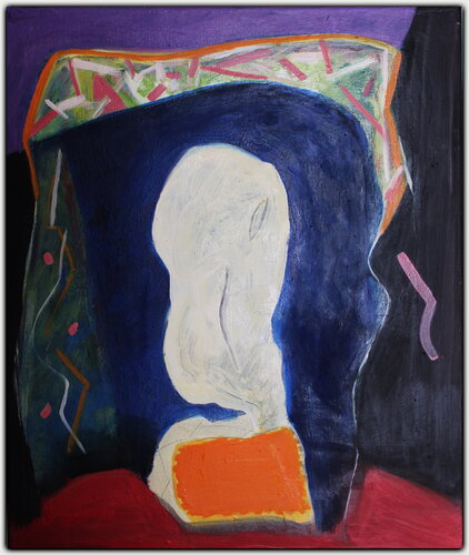 L'idole blanche di Victorine Follana, Pittura in vendita su Singulart