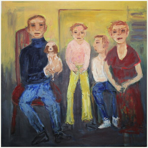 Le chou chou de la famille van Victorine Follana, Schilderij te koop op Singulart