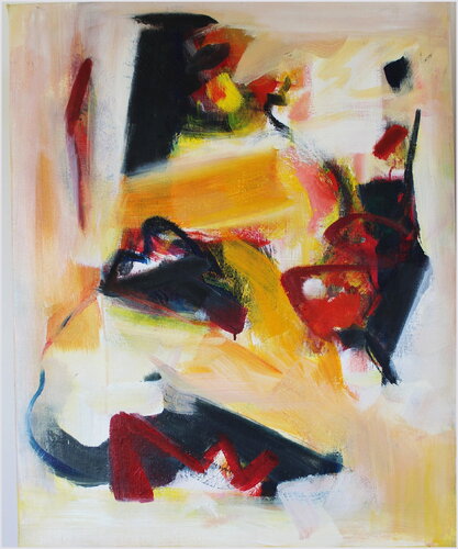 Mon cœur est de travers by Victorine Follana, 絵画 for Sale on Singulart