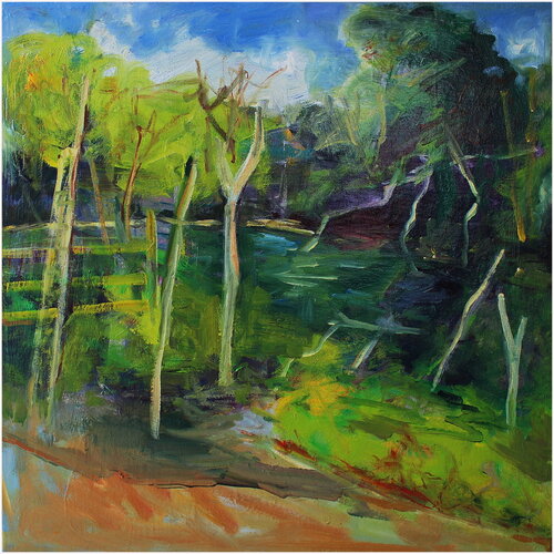 On dirait la mangrove van Victorine Follana, Schilderij te koop op Singulart