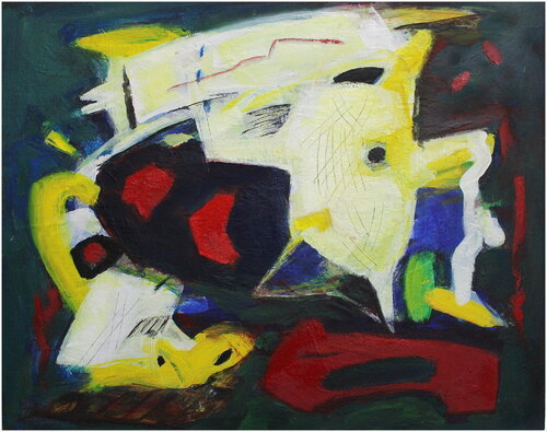 Les couleurs ne m'écoutent pas par Victorine Follana, Peinture en vente sur Singulart