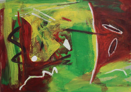Impulsion contrôlée by Victorine Follana, Work on Paper for Sale on Singulart