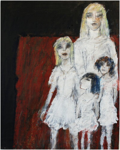 Les trois soeurs von Victorine Follana, Malerei kaufen auf Singulart
