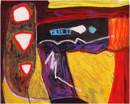 Dynamique croisée van Victorine Follana, Schilderij te koop op Singulart