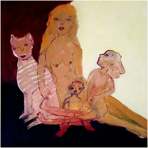 Bientôt je serai grande par Victorine Follana, Peinture en vente sur Singulart