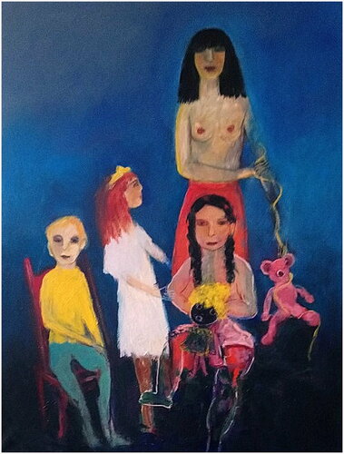 Les rôles inversés di Victorine Follana, Pittura in vendita su Singulart