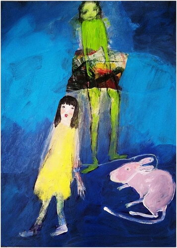 Le rat géant van Victorine Follana, Schilderij te koop op Singulart