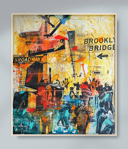NY POP UP by Sven Pfrommer, Painting for Sale on Singulart