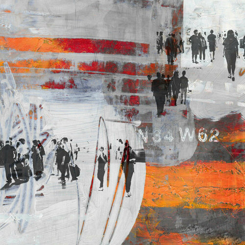 HUMAN CROWD XII von Sven Pfrommer, Andere Medien kaufen auf Singulart