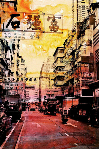 HONG KONG Streets XI von Sven Pfrommer, Fotografie kaufen auf Singulart
