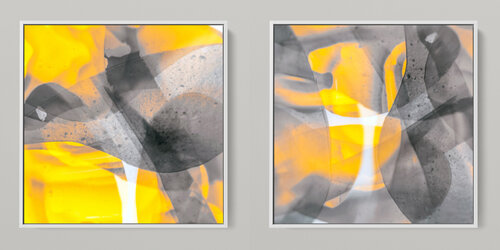 META COLOR XVI - PHOTO ART 150 X 75 CM FRAMED DIPTYCH by Sven Pfrommer, 사진 for Sale on Singulart