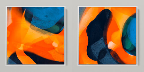 META COLOR XV - PHOTO ART 150 X 75 CM FRAMED DIPTYCH von Sven Pfrommer, Fotografie kaufen auf Singulart