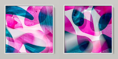 META COLOR X - PHOTO ART 150 X 75 CM FRAMED DIPTYCH by Sven Pfrommer, 사진 for Sale on Singulart