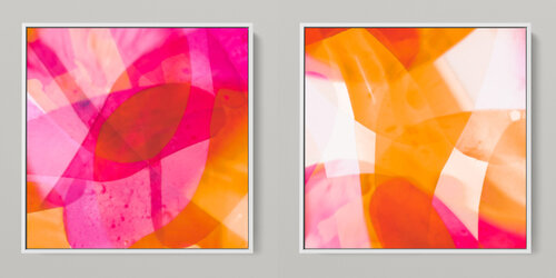 META COLOR VII - PHOTO ART 150 X 75 CM FRAMED DIPTYCH Sven Pfrommer