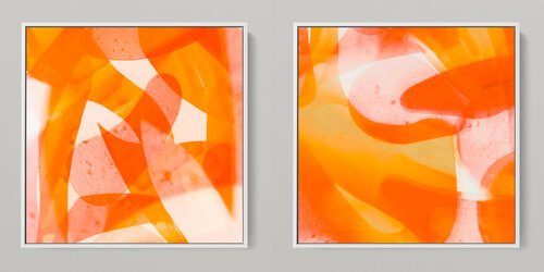 META COLOR V - PHOTO ART 150 X 75 CM FRAMED DIPTYCH Sven Pfrommer