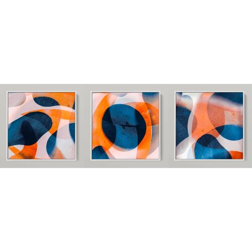 META COLOR XVII - PHOTO ART 165 X 55 CM FRAMED TRIPTYCH Sven Pfrommer
