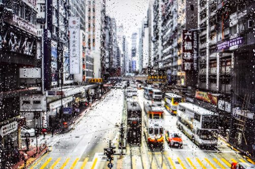 RAINY DAYS IN HONG KONG XIV by Sven Pfrommer, Photography for Sale on Singulart