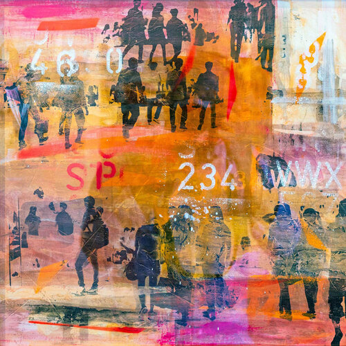 HUMAN CROWD IV di Sven Pfrommer, Opera su carta in vendita su Singulart