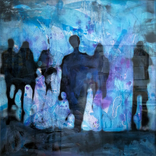 URBN City Mixed Media IV van Sven Pfrommer, Werk op papier te koop op Singulart