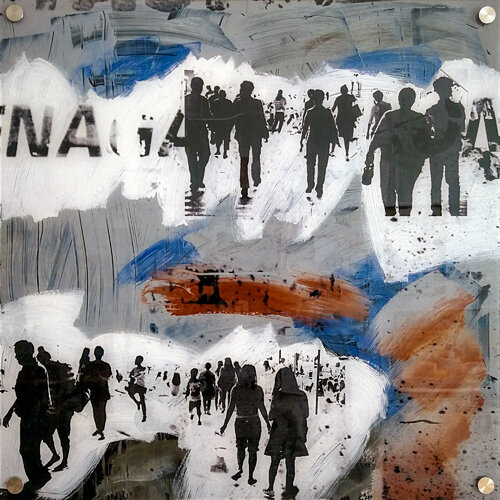 URBN CROWD II von Sven Pfrommer, Malerei kaufen auf Singulart