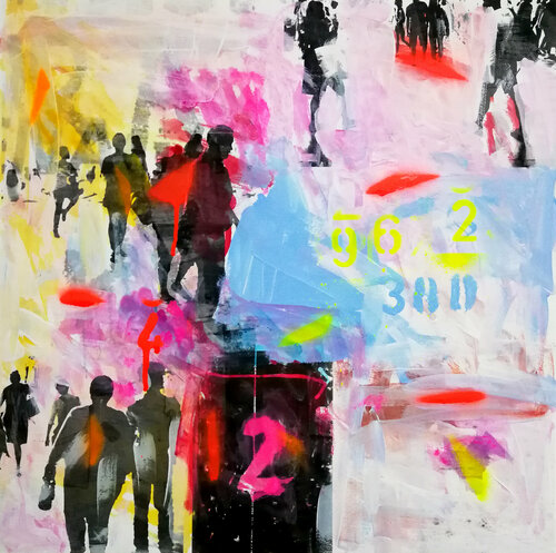 URBN City Mixed Media VI von Sven Pfrommer, Werk auf Papier kaufen auf Singulart