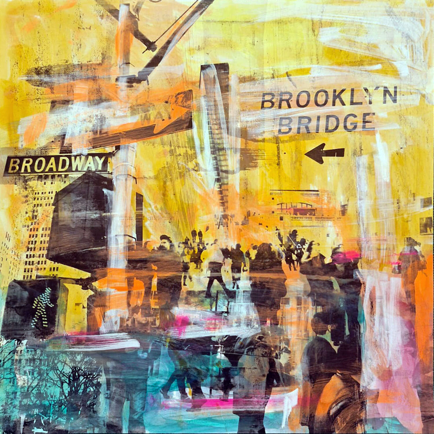 NEW YORK DOWNTOWN X - Mixed Media Sven Pfrommer