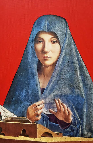 The Virgin Annunciate von Roberta Pinna, Malerei kaufen auf Singulart