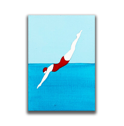 Freefall by Roberta Pinna, 회화 for Sale on Singulart