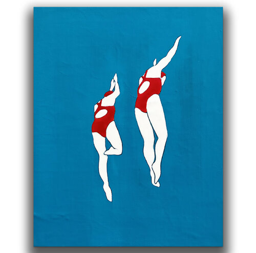 TANDEM by Roberta Pinna, 회화 for Sale on Singulart