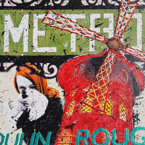 Paris 4 van Maya Mattes, Schilderij te koop op Singulart