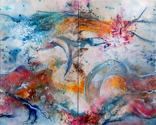 Hidden deep van Petra Heck, Schilderij te koop op Singulart