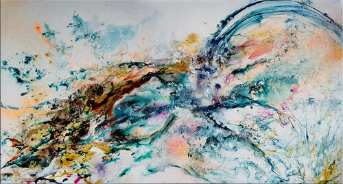 HEAD WATERS van Petra Heck, Schilderij te koop op Singulart