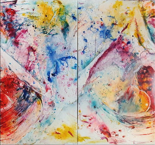 Rainbow Colors di Petra Heck, Pittura in vendita su Singulart