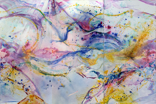 where the wind takes me di Petra Heck, Pittura in vendita su Singulart