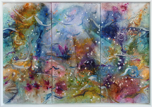 In the magic forest van Petra Heck, Schilderij te koop op Singulart