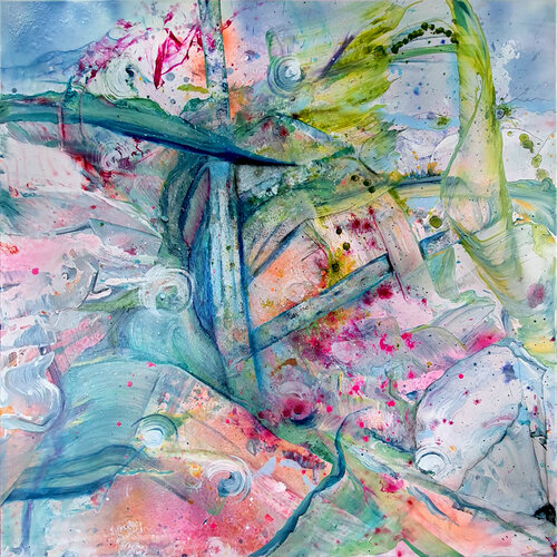 green stuff di Petra Heck, Pittura in vendita su Singulart