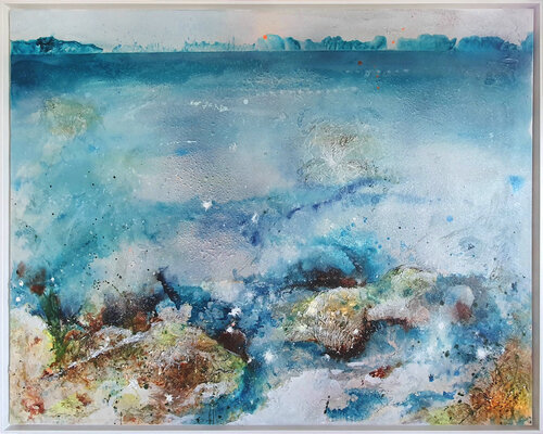 Into the cold water von Petra Heck, Malerei kaufen auf Singulart