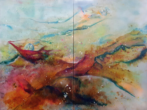 Entdecker di Petra Heck, Pittura in vendita su Singulart