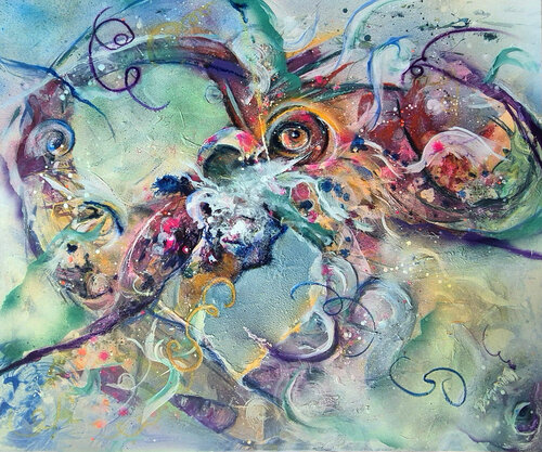 DURCHBLICK von Petra Heck, Malerei kaufen auf Singulart