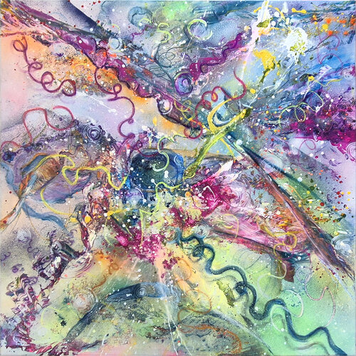 Freie Energie by Petra Heck, 油畫 for Sale on Singulart