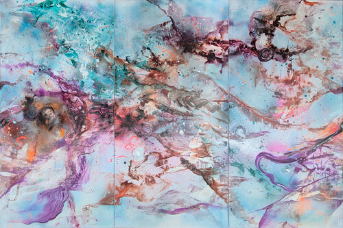 In my dreams, I can fly par Petra Heck, Peinture en vente sur Singulart