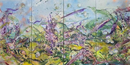 Becoming and Passing by Petra Heck, 絵画 for Sale on Singulart
