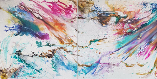Wave of change van Petra Heck, Schilderij te koop op Singulart
