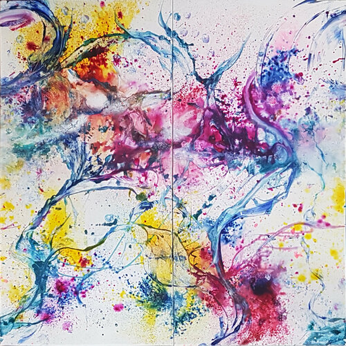 New synapses van Petra Heck, Schilderij te koop op Singulart