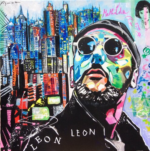 LÉON par Jean-Louis Azencott, Peinture en vente sur Singulart