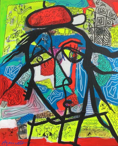 BIG CHARIVARI by Jean-Louis Azencott, 회화 for Sale on Singulart