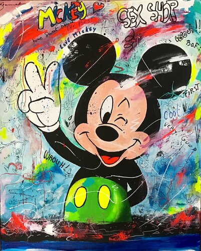 MICKEY MOUSE di Jean-Louis Azencott, Pittura in vendita su Singulart