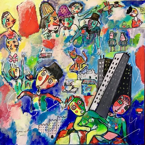 THIS WORLD di Jean-Louis Azencott, Pittura in vendita su Singulart
