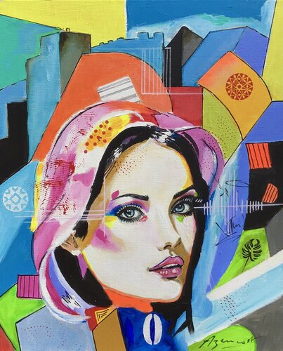 "AMELIE" van Jean-Louis Azencott, Schilderij te koop op Singulart